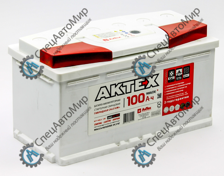 Аккумулятор 100Ah 820А + справа 353x175x190 - АТ 100-3-R