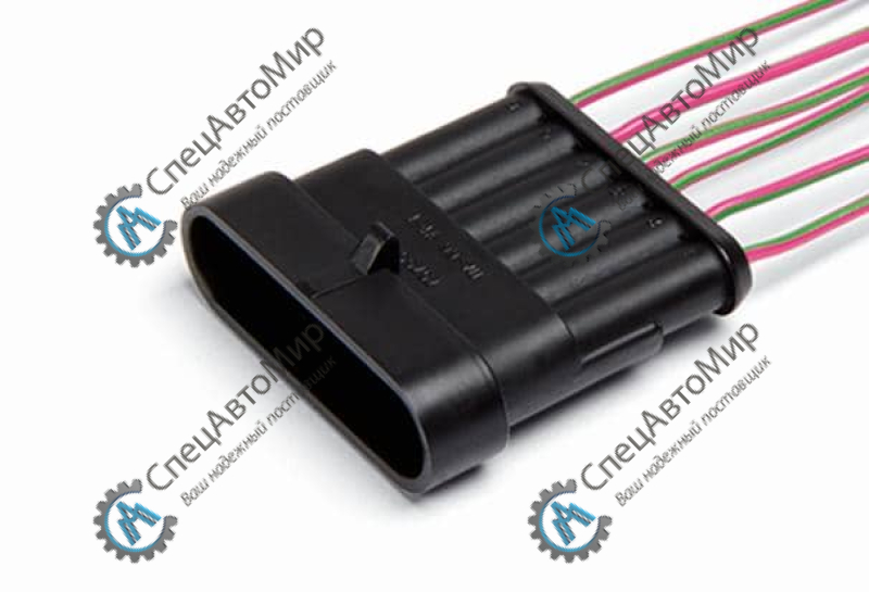 Разъем соединительный 6-клеммный (с проводами) - AX3222